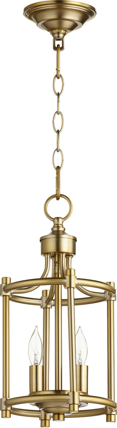 Rossington Transitional Entry in Aged Brass