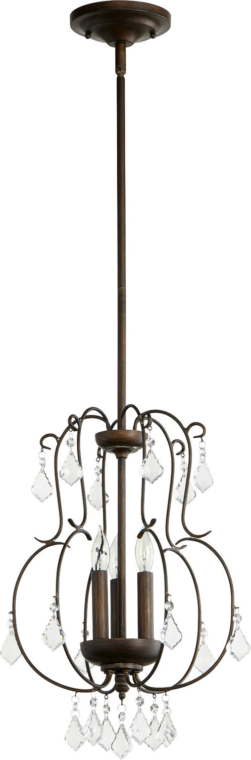 Ariel Transitional Pendant in Vintage Copper - Lamps Expo