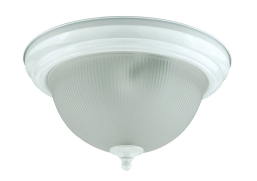 Ceiling One Light Ceiling Mount Fixture In White