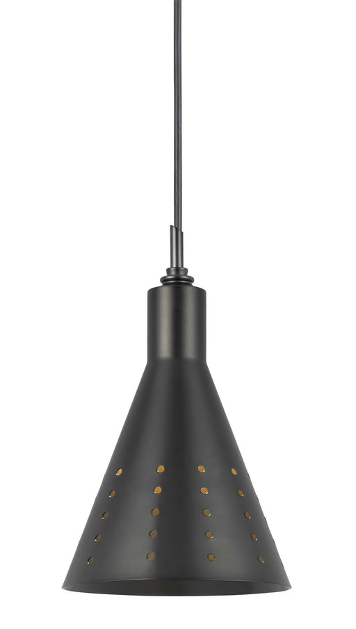 Uni-Pack One Light Pendant In Brushed Steel