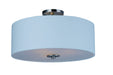 Bongo 3-Light Pendant / Semi-Flush Mount in Satin Nickel