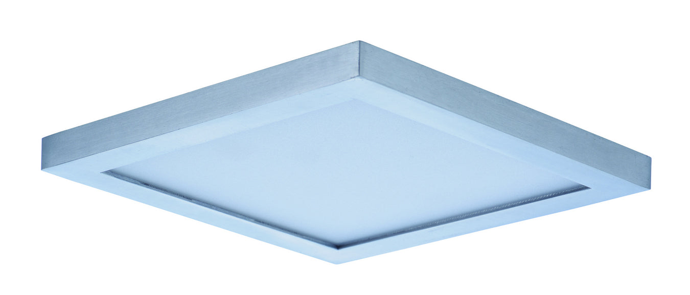 Wafer 6.25" SQ LED Wall/Flush Mount 3000K in Satin Nickel - Lamps Expo