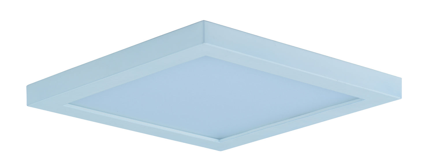 Wafer 6.25" SQ LED Wall/Flush Mount 3000K in White - Lamps Expo