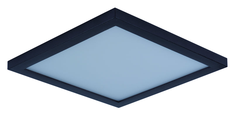 Wafer 9" SQ LED Wall/Flush Mount 3000K in Bronze - Lamps Expo