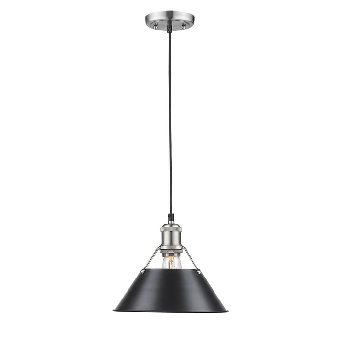 Orwell 1-Light Pendant - 10" (Convertible) in Pewter