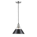 Orwell 1-Light Pendant - 10" (Convertible) in Pewter