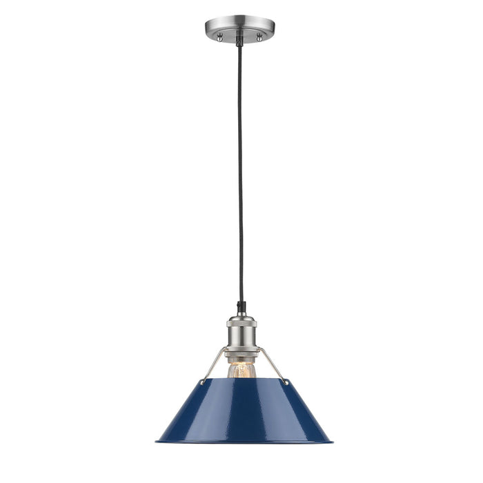 Orwell 1-Light Pendant - 10" (Convertible) in Pewter