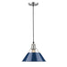 Orwell 1-Light Pendant - 10" (Convertible) in Pewter