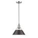 Orwell 1-Light Pendant - 10" (Convertible) in Pewter