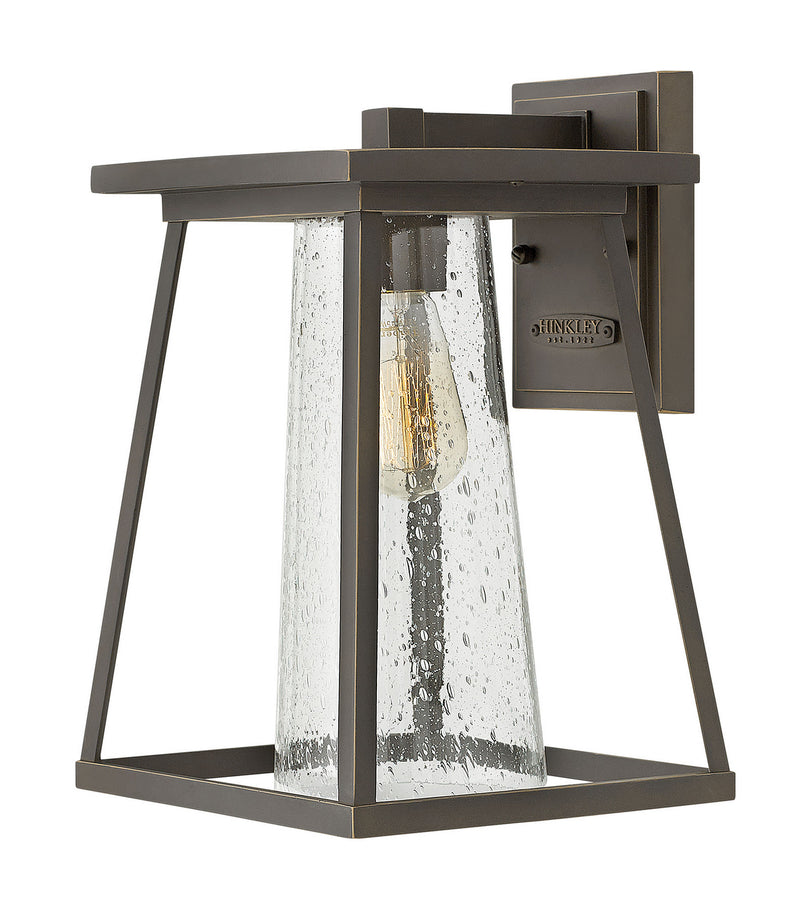 Burke Medium Wall Mount Lantern in Oil Rubbed Bronze - Lamps Expo