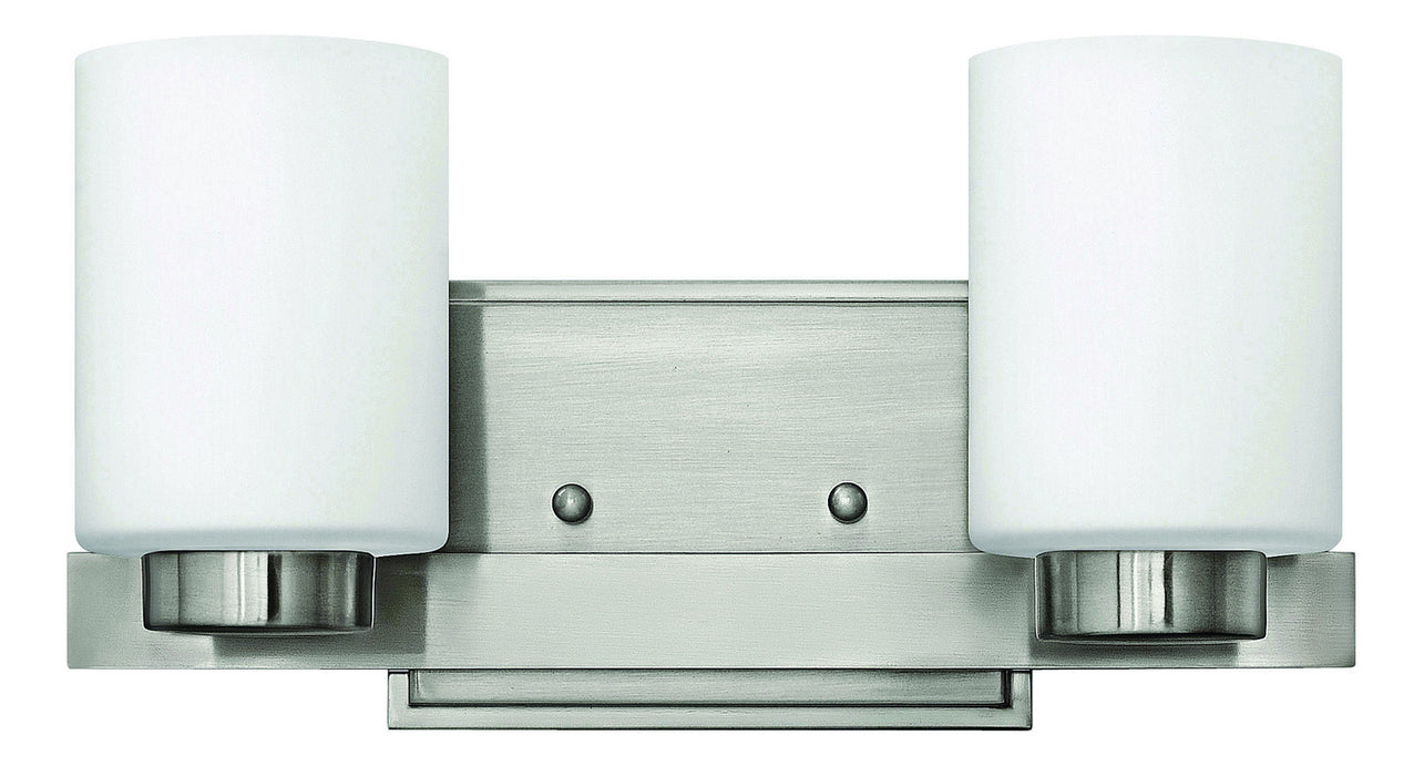 Miley Two Light Vanity in Brushed Nickel