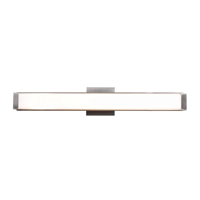Fjord (l) Dimmable LED Vanity in Brushed Steel Finish