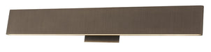 Slim LED Vanity in Brushed Bronze/Brushed Nickel