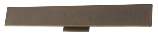 Slim LED Vanity in Brushed Bronze/Brushed Nickel
