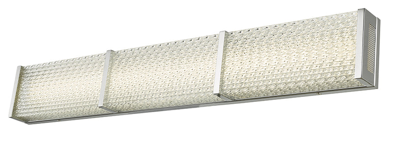 Evoke 32" Twisted Crystal Glass Vanity Light - Lamps Expo