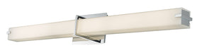 Squire 38" Vertical or Horizontal Mount Square Glass Vanity Light - Lamps Expo