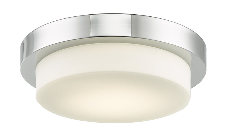 Step LED Flushmount in Chrome/Brushed Nickel, Bronze