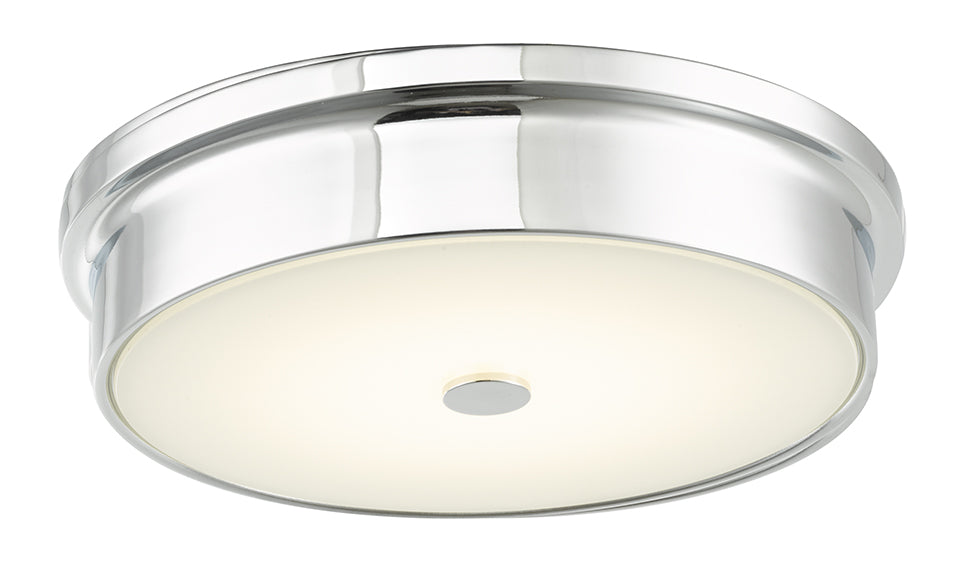 Spark LED Flushmount in Chrome/Brushed Nickel