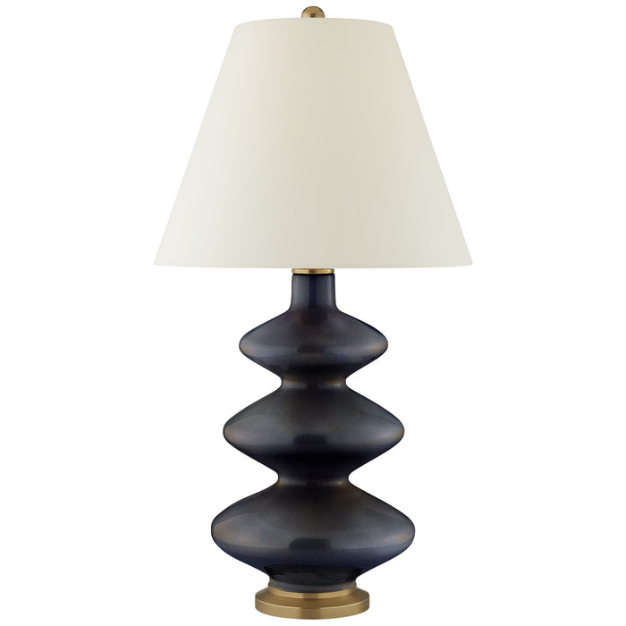 Smith One Light Table Lamp in Mixed Blue Brown