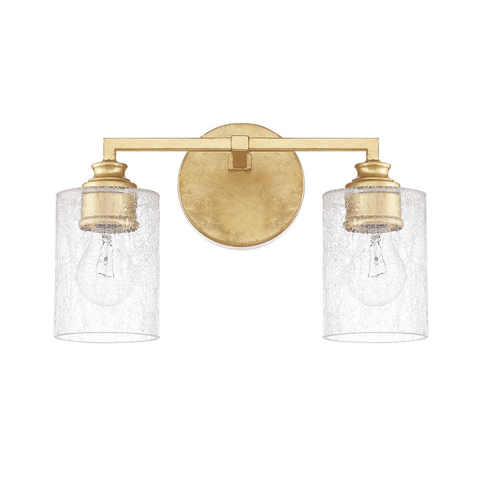Milan 2 Light Vanity in Capital Gold