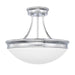 3 Light Ceiling Fixture in Chrome