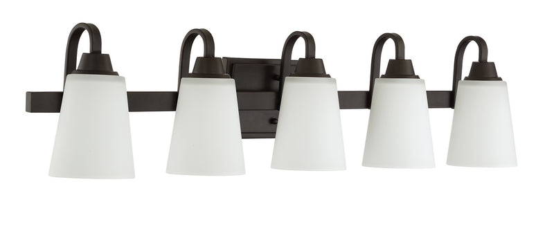 Grace 5-Light Vanity Light in Espresso