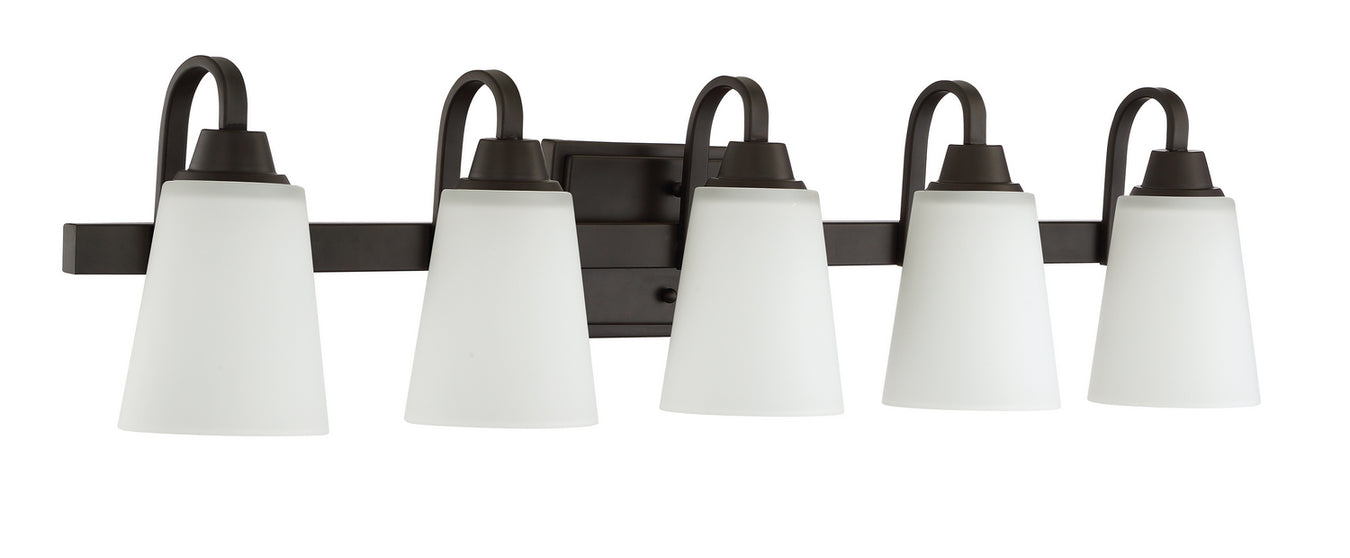Grace 5-Light Vanity Light in Espresso