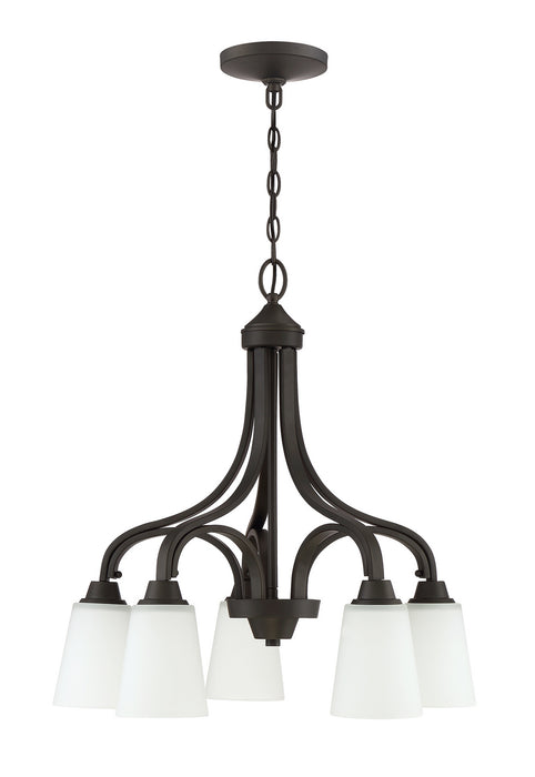 Grace 5-Light Down Chandelier in Espresso