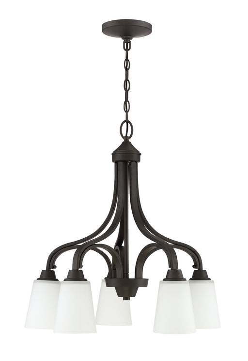 Grace 5-Light Down Chandelier in Espresso