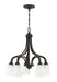 Grace 5-Light Down Chandelier in Espresso