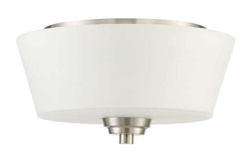 Grace 2-Light Flushmount in Brushed Polished Nickel