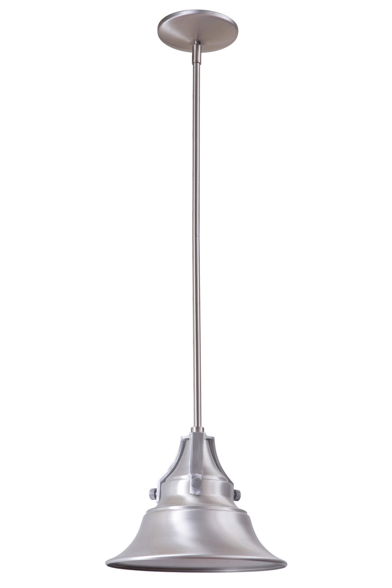 Union 1-Light Pendant in Satin Aluminum
