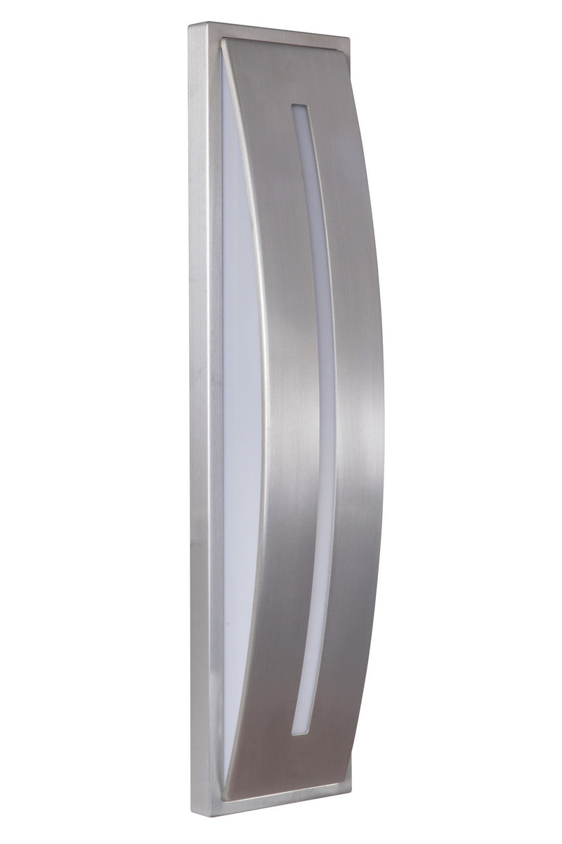Luna 1-Light Pocket Sconce in Satin Aluminum
