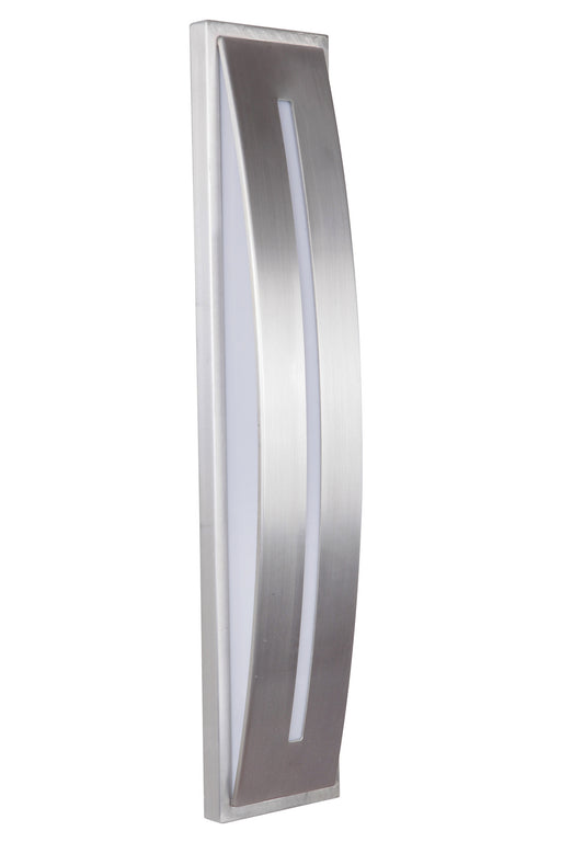 Luna 1-Light Pocket Sconce in Satin Aluminum