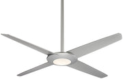 Pancake Xl Led 62" Ceiling Fan in Silver