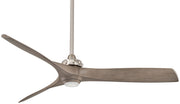Aviation Led 60" Ceiling Fan in Brushed Nickel