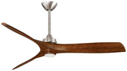 Aviation Led 60" Ceiling Fan in Brushed Nickel W/ Distressed K