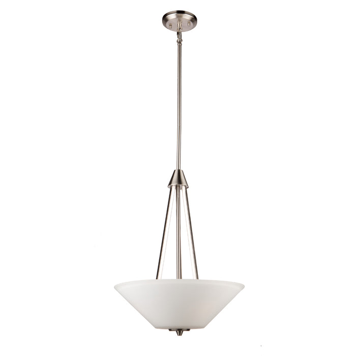 Clayton Chandelier In Brushed Nickel