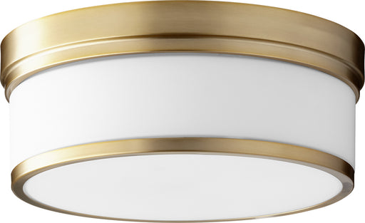 Celeste Transitional Ceiling Mount in Aged Brass