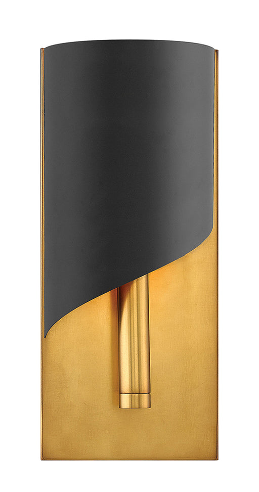 Gigi Single Light Sconce in Heritage Brass