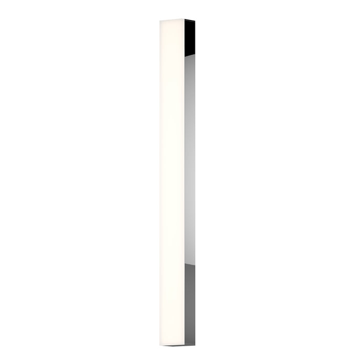 Solid Glass Bar 32" LED Bath Bar in Polished Chrome - Lamps Expo