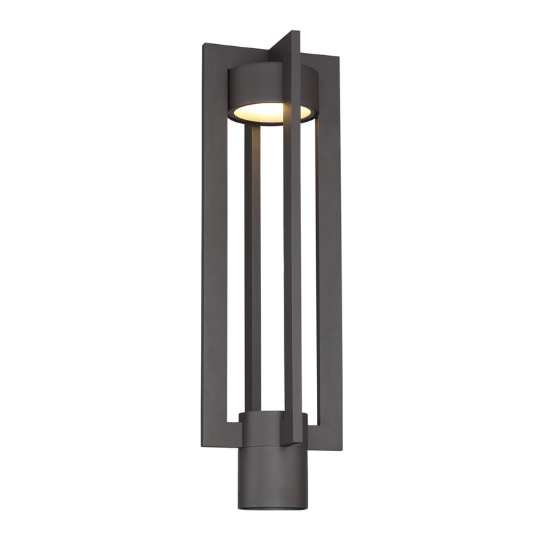 Chamber LED Post Light in Bronze - Lamps Expo