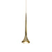 Bach Down Pendant in  Brass