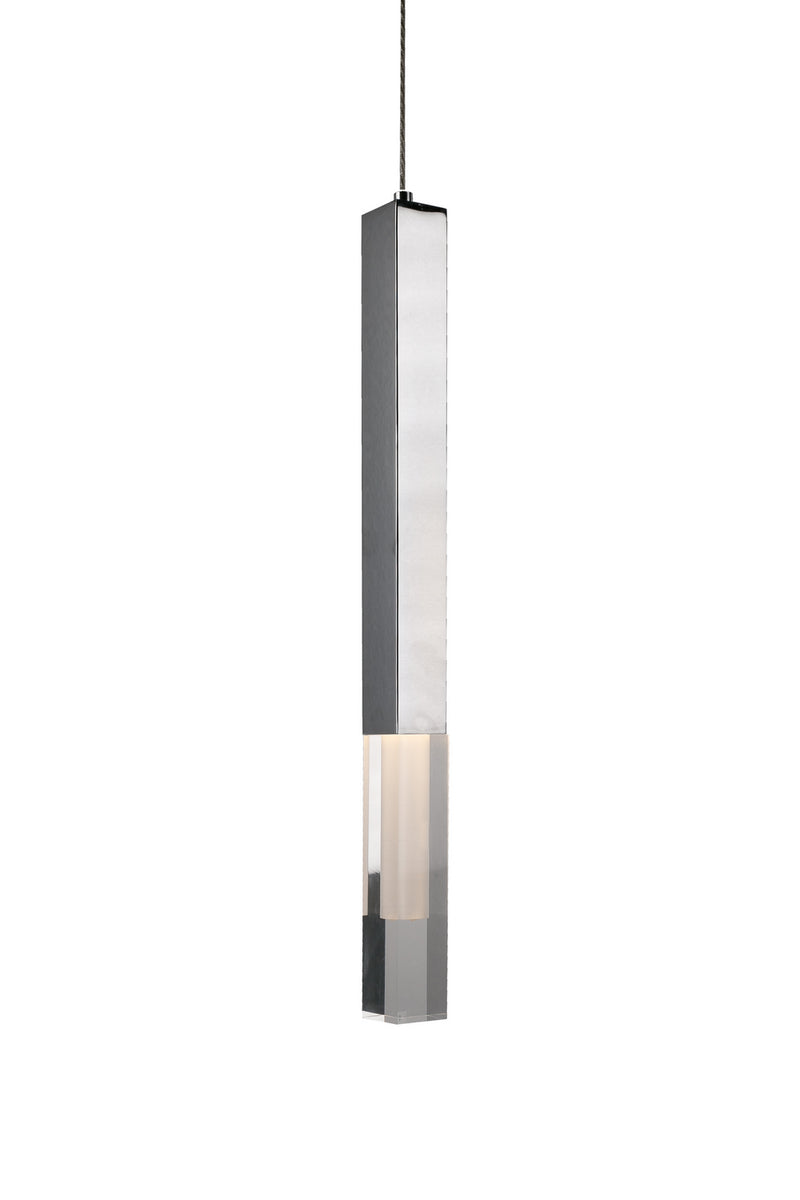 Martelo Down Pendant in Chrome