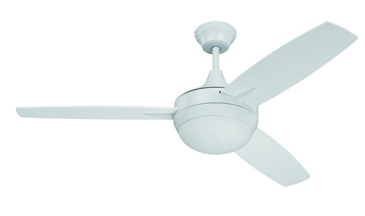 Targas 52" 1-Light Ceiling Fan in White from Craftmade, item number TG52W3