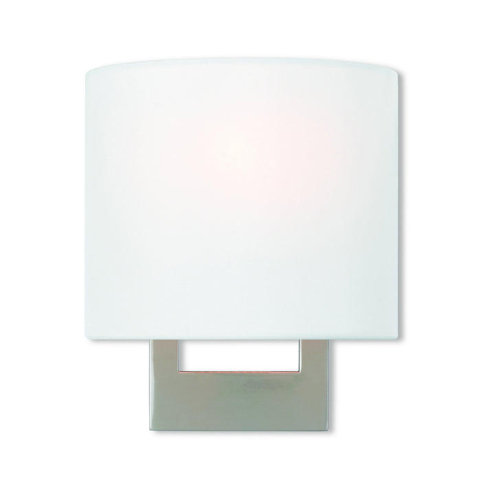 Hayworth 1 Light ADA Wall Sconce in Brushed Nickel