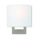 Hayworth 1 Light ADA Wall Sconce in Brushed Nickel