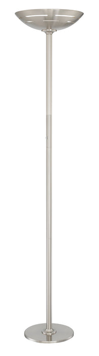 Glison LED Torch Lamp in Polished Steel - Lamps Expo