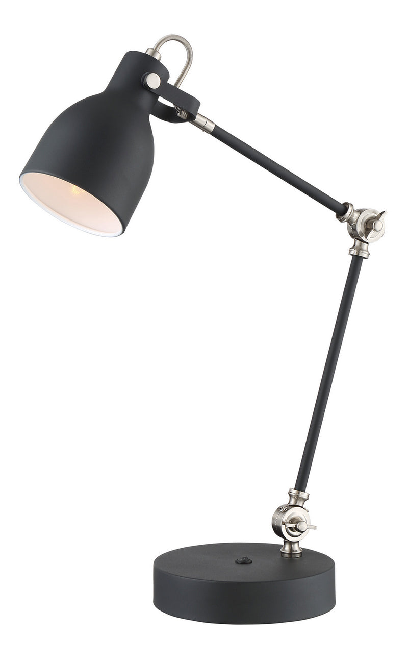 Lite Source (LS-23046BLK) Kalle Desk Table Lamp
