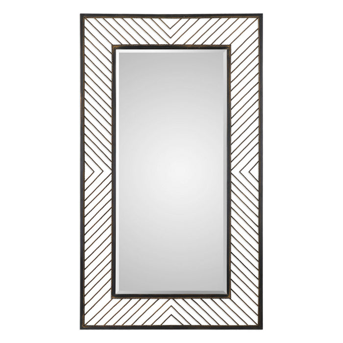 Uttermost's Karel Chevron Mirror Designed by Grace Feyock